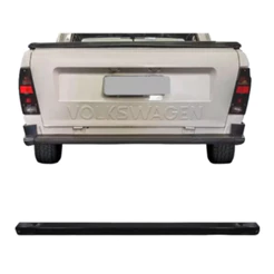 Parachoque Traseiro Saveiro 82/97 Preto Fino 1° Linha Top