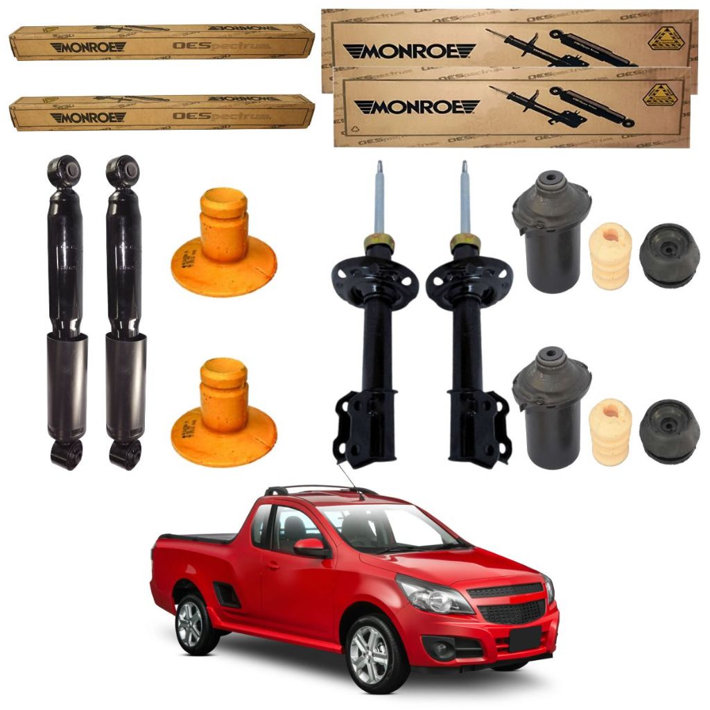 KIT 4 AMORTECEDOR MONTANA 2011 A 2020 MONROE + KIT