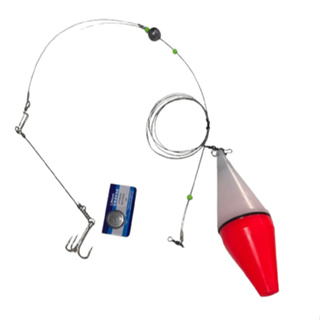 🎣 CHICOTE COMPLETO PARA BOIA DE ESPADA 🎣 Chicote+boia+incatroado c/ garateia 3/0 em Oferta na Shopee