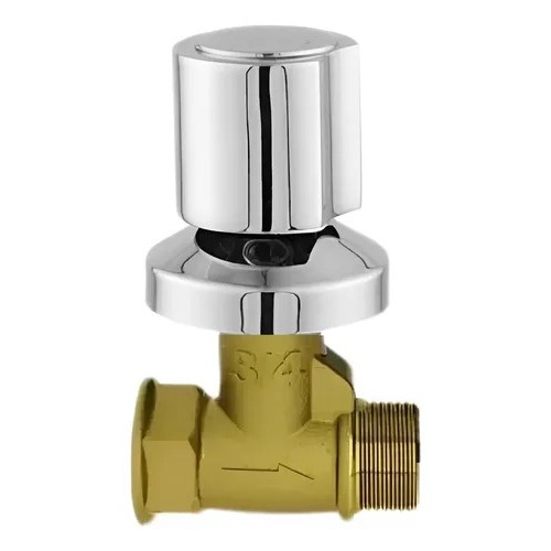 Registro Para Chuveiro de Pressão Metal 3/4 Padrão Deca 16 Estrias Completo com Reparo e Acabamento