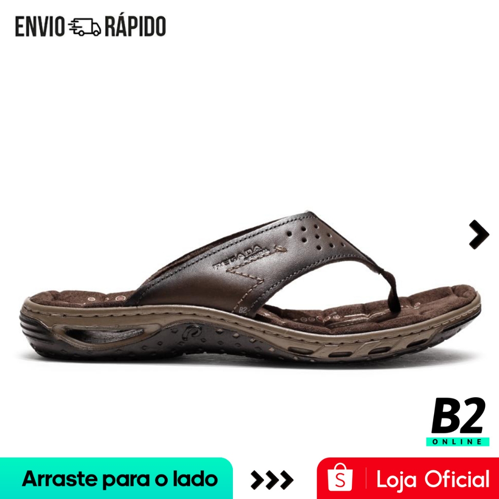 Chinelo Pegada Casual Masculino Original Com Nota Fiscal e Garantia