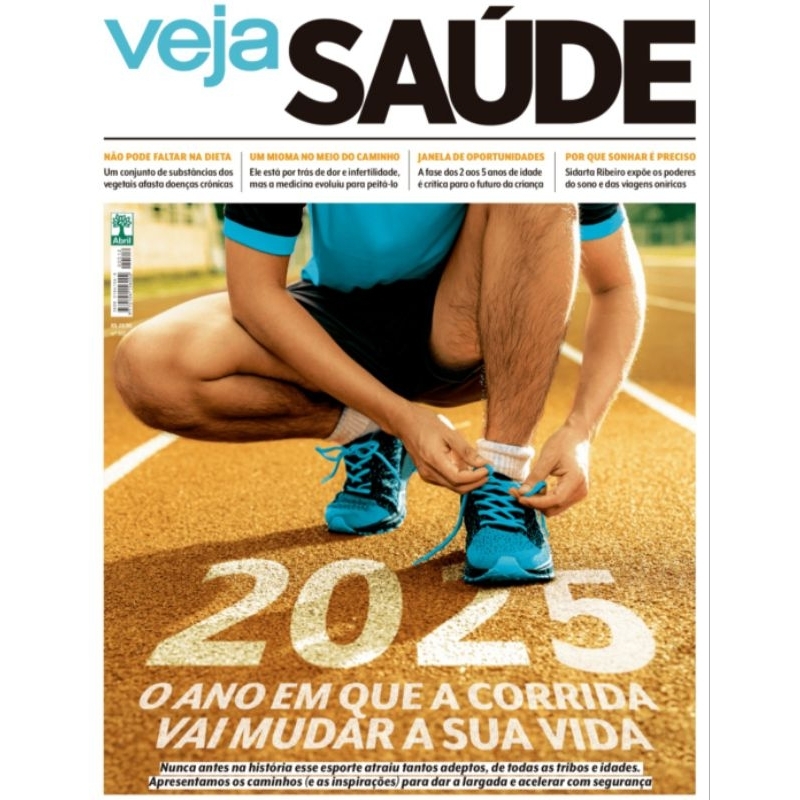 Revista Veja Saúde n° 512 - Fevereiro 2025 - Editora Abril - Corrida de Rua