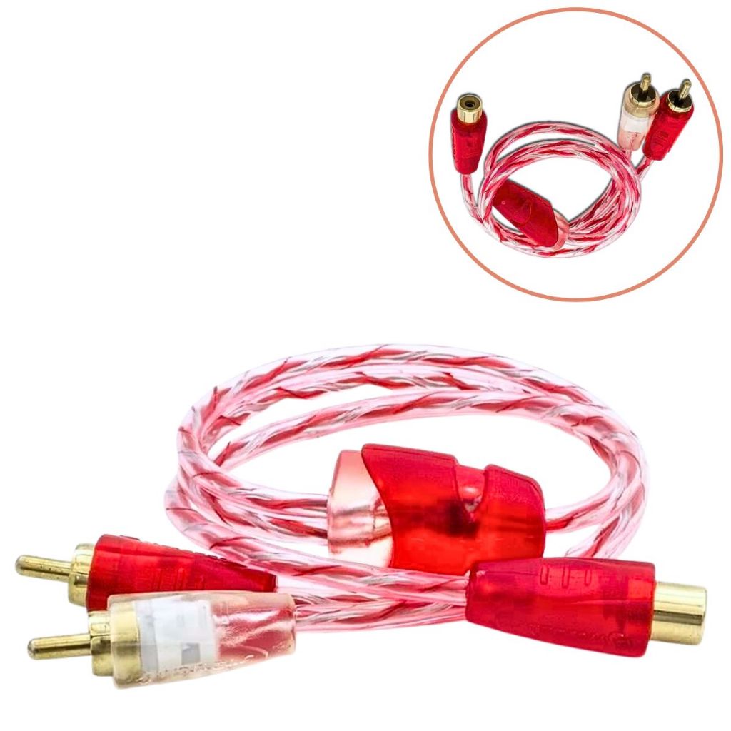 Cabo Rca Y Stetsom 1 Fêmea 2 Machos Bronze Injetado Para Som em Oferta na Shopee