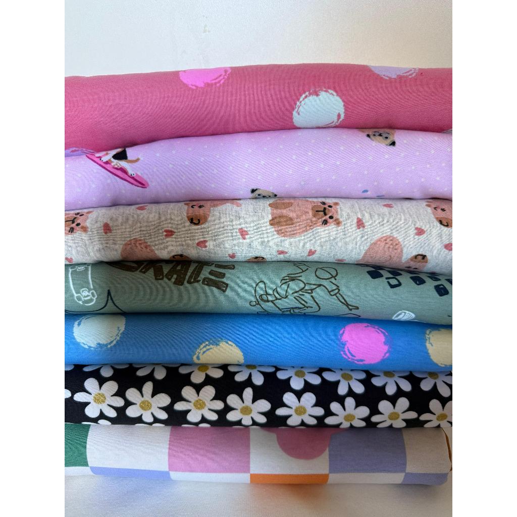 Retalho Malhas Estampadas | 1kg em Oferta na Shopee