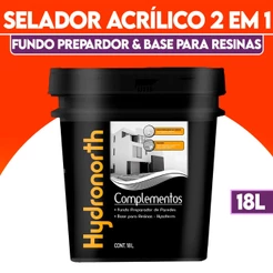 Seladora Acrilica 2 em 1 Fundo Preparador e Base de Resina Hydronorth 18L
