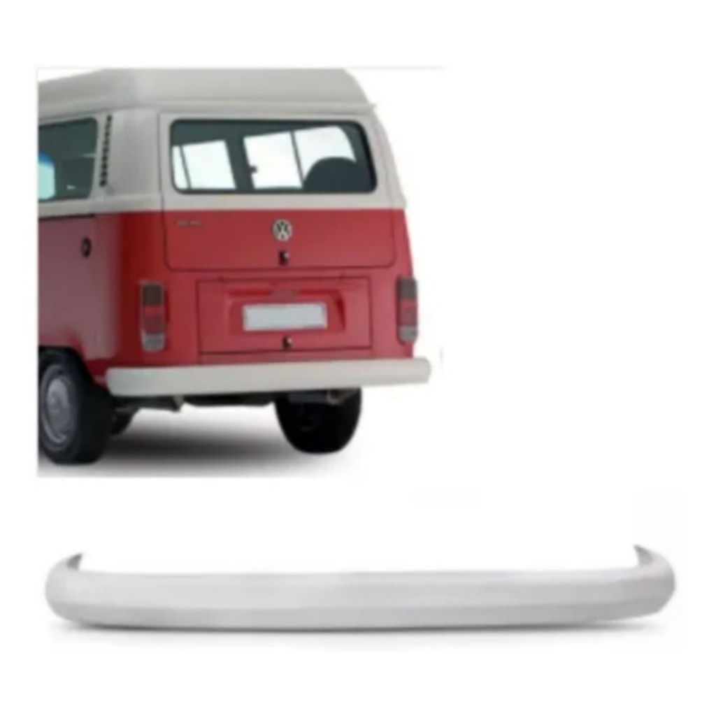 PARACHOQUE TRASEIRA KOMBI / KOMBI CARAT 1997 / 2014 BRANCA Recorte do catalizador