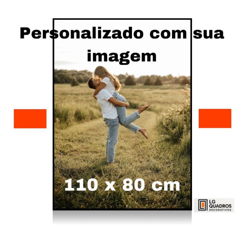 Quadro decorativo casal festa criança personalizado grande imagem ultra resoluçãoo em Oferta na Shopee