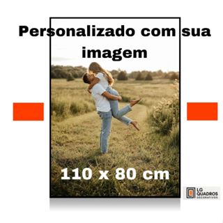 Quadro decorativo casal festa criança personalizado grande imagem ultra resoluçãoo em Oferta na Shopee