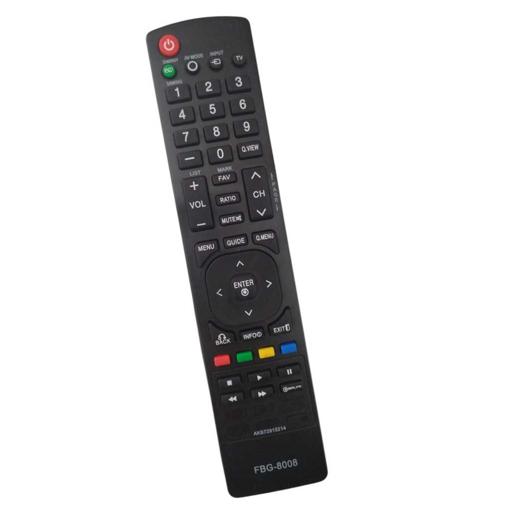 Controle Remoto Compativel Tv LG LCD 32LH70YD / 37LH70YD FBG-8008
