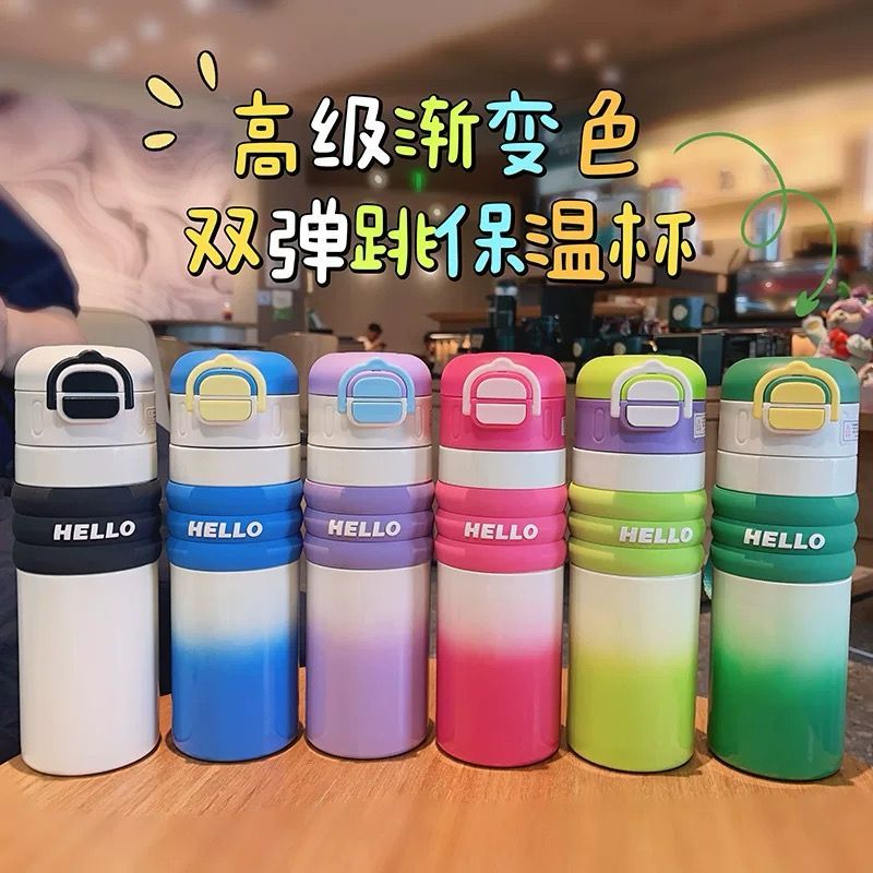 Garrafa Copo Térmico Hello Fitness 520ml  275 em Oferta na Shopee