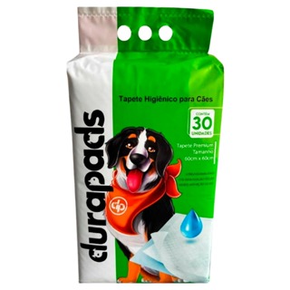 Tapete Higiênico Durapads Premium 30un 60x60cm - Barreira antivazamento e alta absorção para Cães em Oferta na Shopee