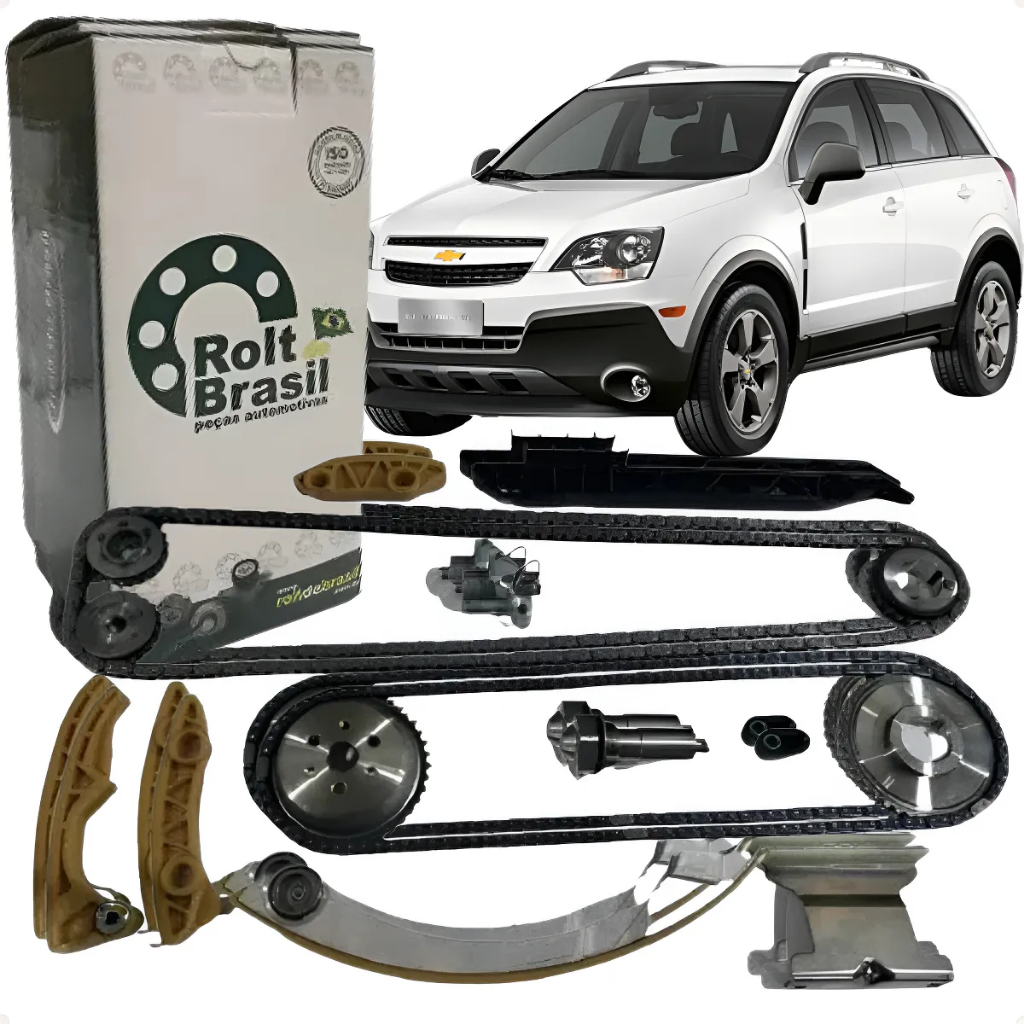 Kit Corrente Distribuição Completo Captiva 2.4 16v 2009 2010 2011 2012 2013 2014 2015 2016 2017