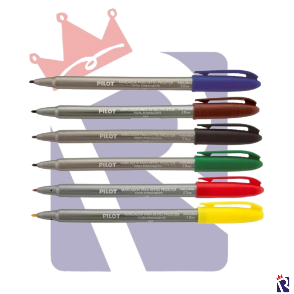 CANETA PERMANENTE PARA RETRO PROJETOR 2.0MM PILOT em Oferta na Shopee