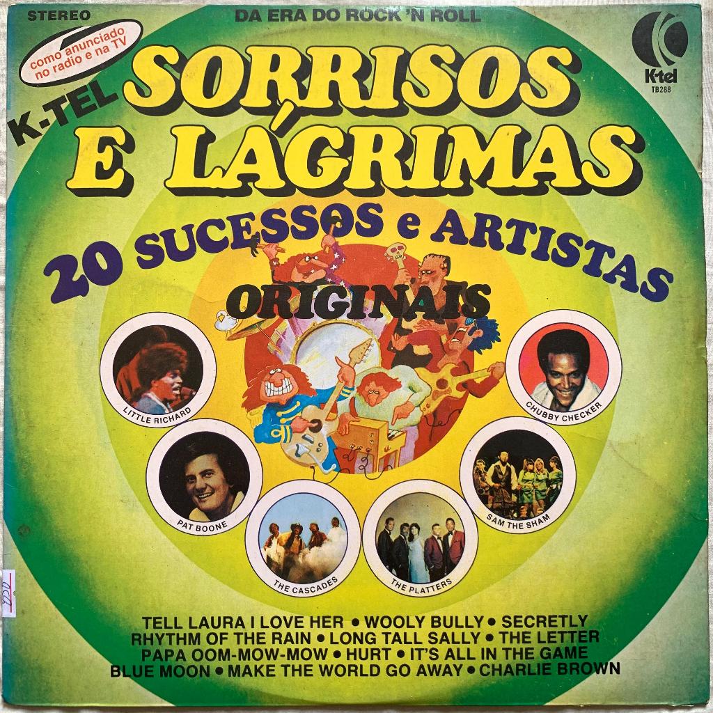 Disco de Vinil LP - K-tel Apresenta Sorrisos e Lagrimas - 20 Sucessos e Artistas Originais - 1976