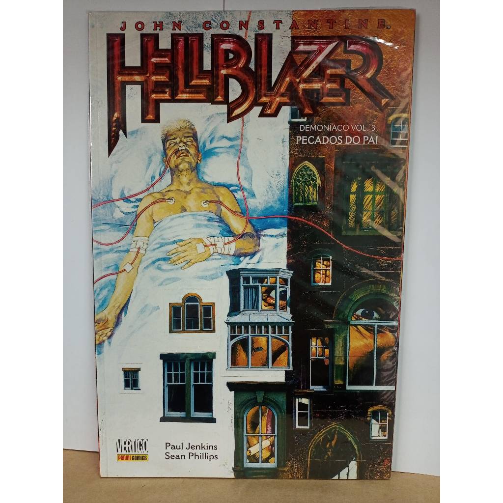 HELLBLAZER DEMONIACO 3 PECADOS DO PAI VERTIGO DC COMICS panini CONSTANTINE chas sandman