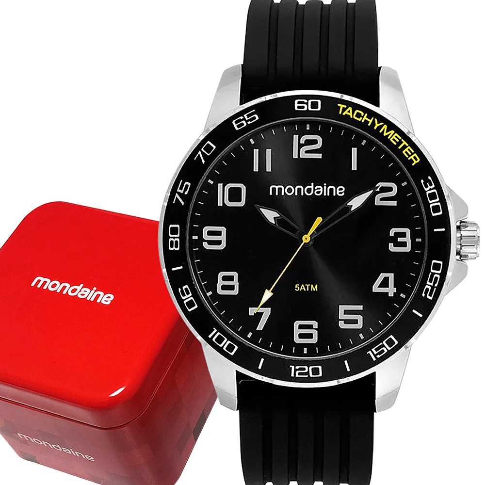 Relógio Mondaine Masculino Prata Analógico 1 Ano De Garantia - Watches