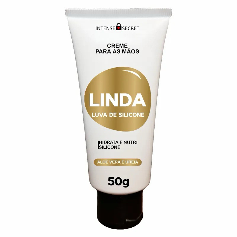 Luva de silicone Creme para as Mãos Linda 50g Intense Secret