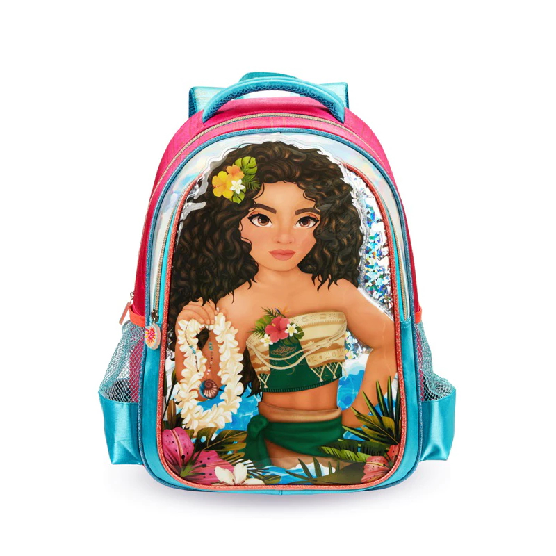 MOCHILA INFANTIL FEMININA DE COSTA GRANDE E PEQUENA MOANA DENLEX