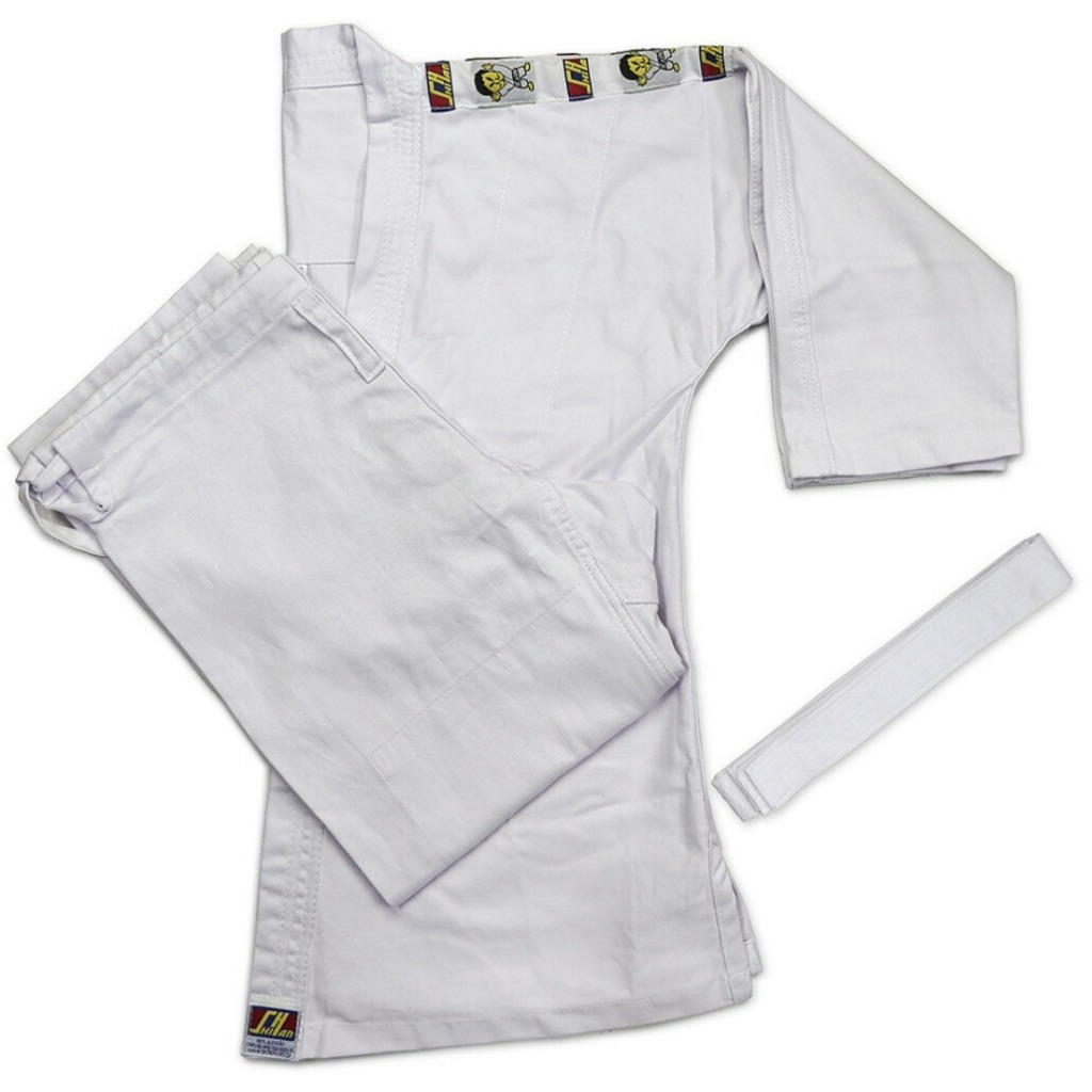 Kimono Infantil Judô Reforçado Branco Shihan