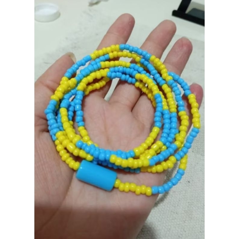 Guia de proteção, Fio de contas, Brajá, Colar de santo ou Cordão de santo simples de Logun Edé com Firma