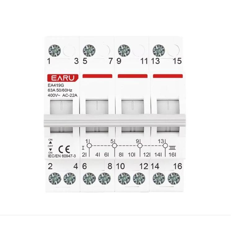 Chave Transferência Manual 220v 380v 63a Trifásica Gerador