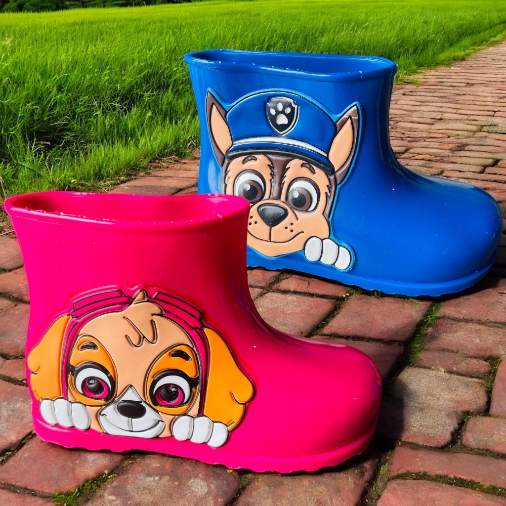 BOTINHA GALOCHA BABY PATRULHA CANINA CHASEMENINO SKAY MENINA NA MODA REF.11