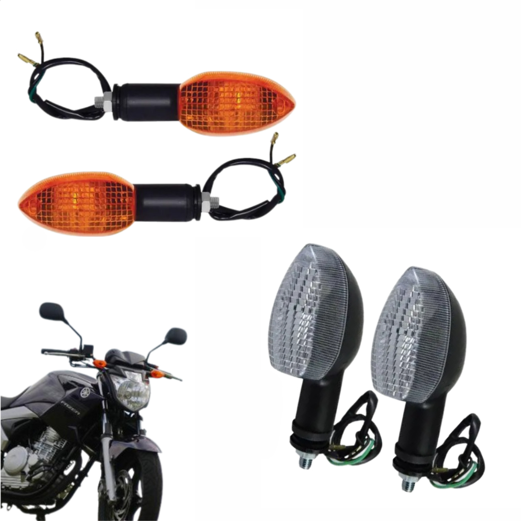 Pisca Seta Moto Para Fazer Lander 2006 a 2008 Lente Cristal Ou Laranja em Oferta na Shopee