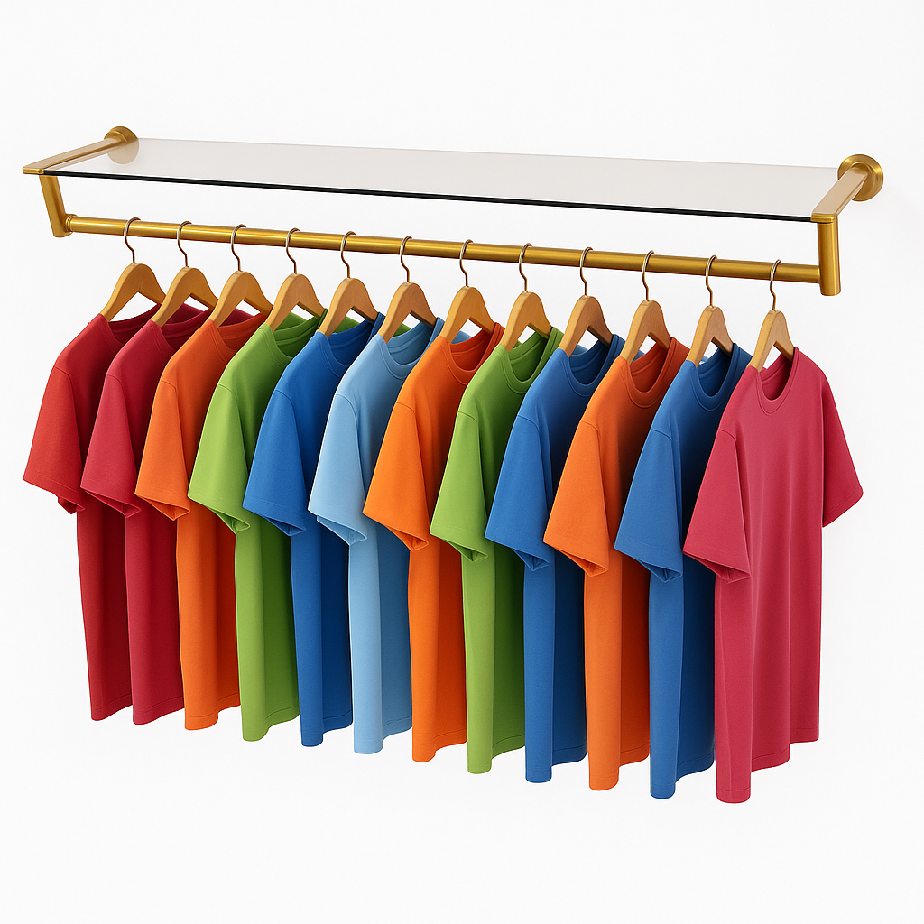 Arara para roupas loja - 100cm em Oferta na Shopee