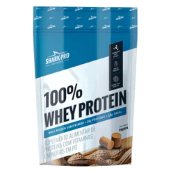 Whey 100% Concentrado Paçoca Refil 900g - SharkPro