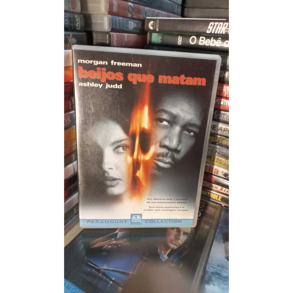 DVD BEIJOS QUE MATAM - Morgan Freeman - DVD - Original - Impecavel