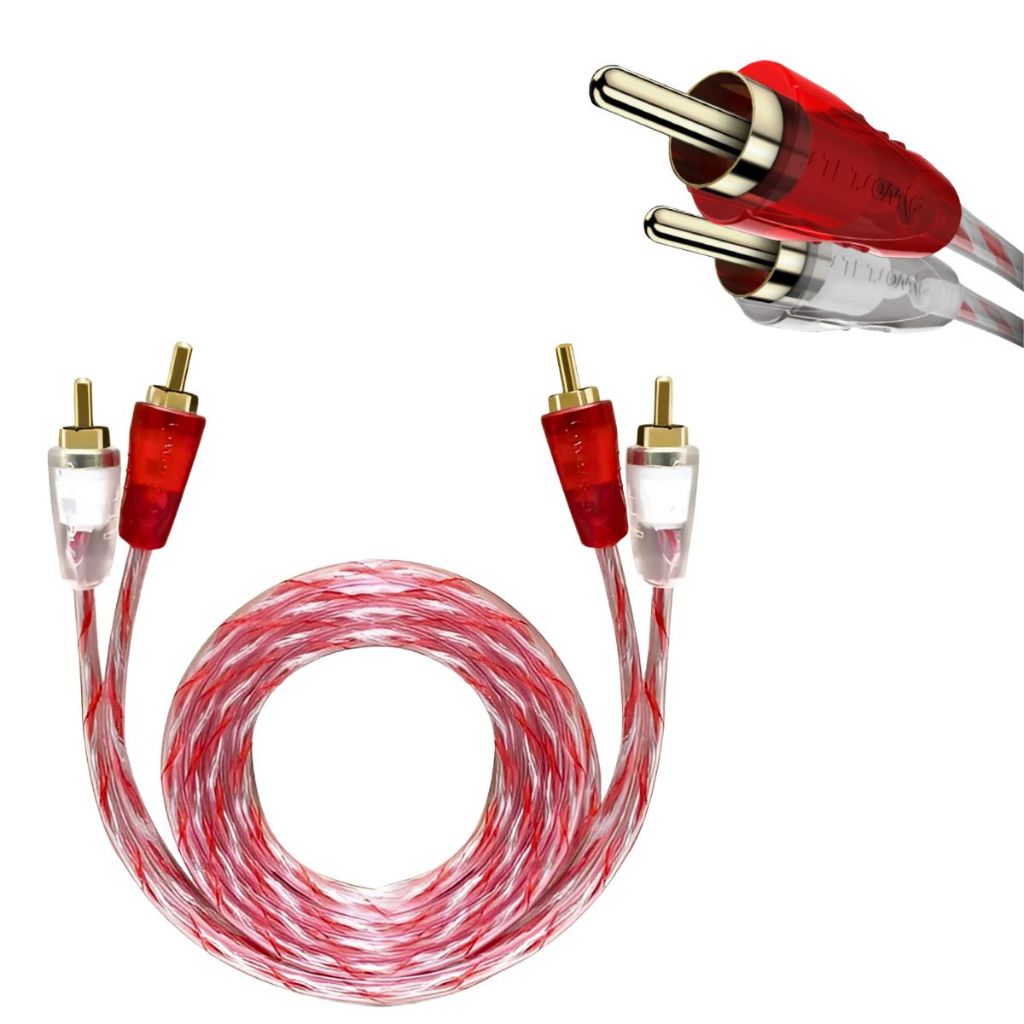 Cabo Rca 1 Metro Amplificador Rádio Injetado Stetsom