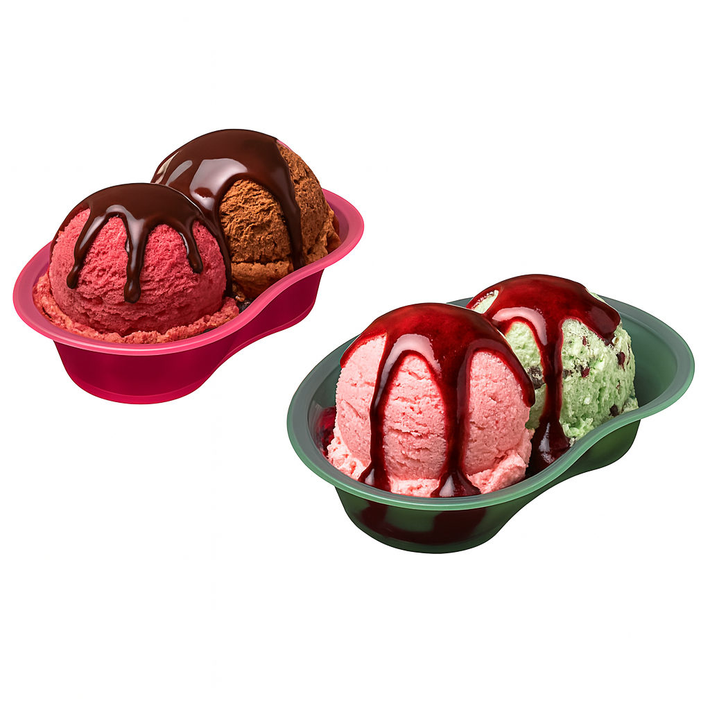 Embalagem Pote Sorvetes Fundo Feijao 250ml C/ 100 Unidades em Oferta na Shopee
