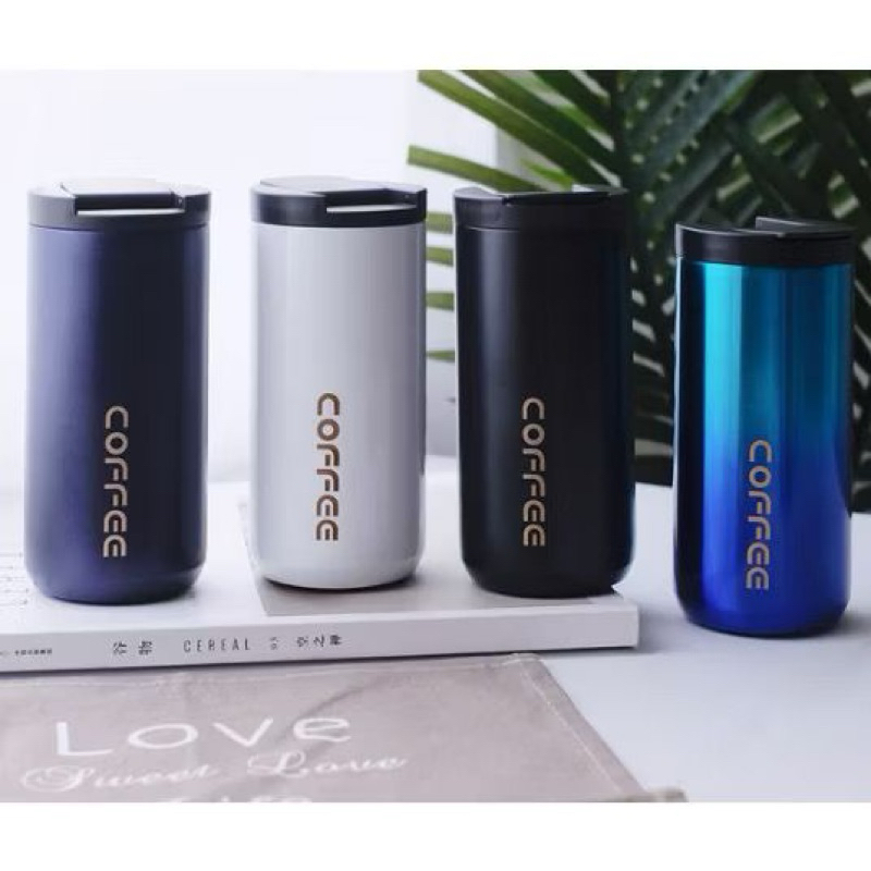 Garrafa isolada a vácuo  aço inoxidável isolado dois tons para exterior café 500ml em Oferta na Shopee