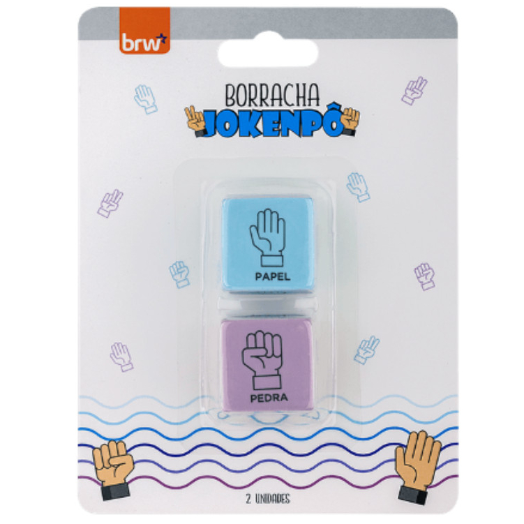 Borracha Jokenpô Com 2 Unidades Blister BRW