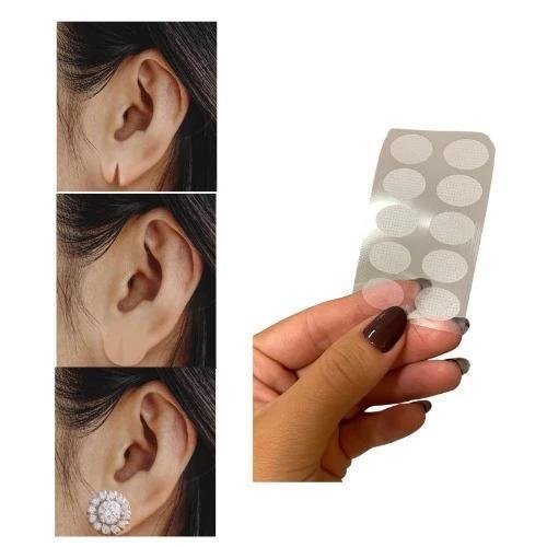 Adesivos Orelhas Rasgada Alongada Machucada Por Brincos Pesados Abertura Sustentação em Oferta na Shopee