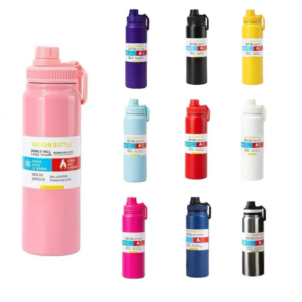 Garrafa Térmica 600ml/1000ml garrafa espacial Quente & Frio Com Isolamento Térmico De Grande Capacidade