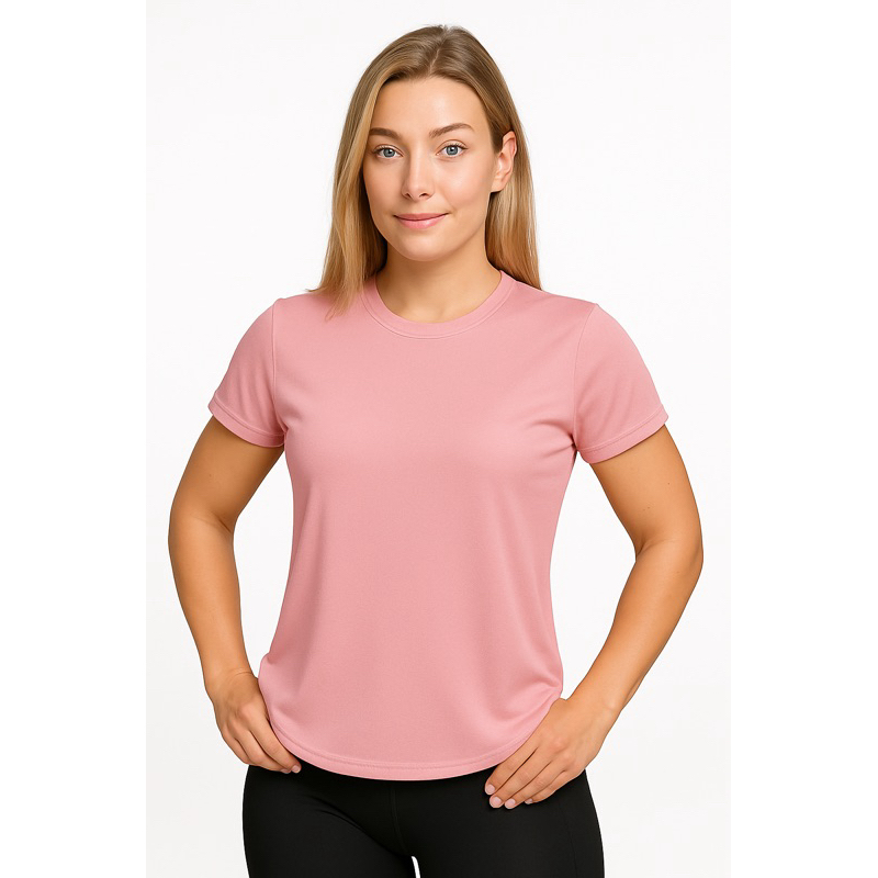 Camiseta blusa feminina Dry fit treino proteção UV academia corrida caminhada fitness envio imediato