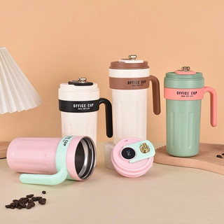 Copo térmico de café inteligente 450ml Xícara de café em aço inoxidável 316 que acompanha copo de isolamento