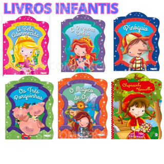 Livros Infantis Contos Clássicos Famosos Livro Contos Clássicos A Pequena Sereia 16 Páginas Infantil em Oferta na Shopee