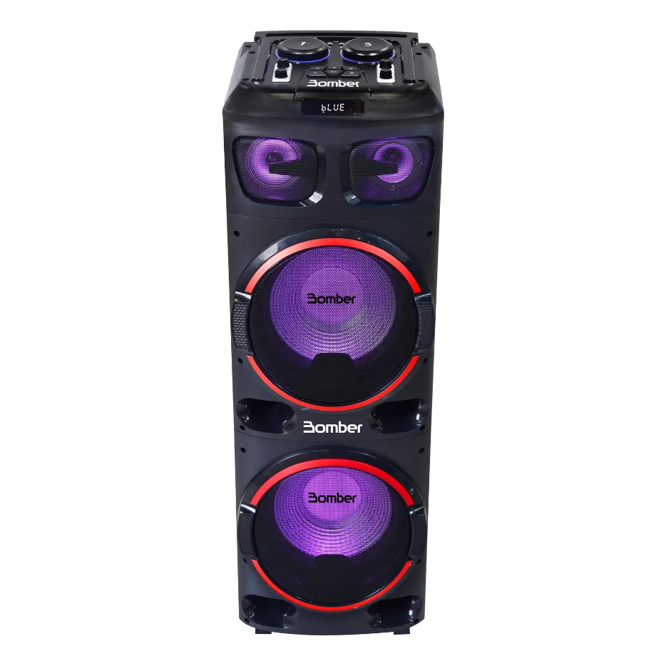 Caixa de Som Amplificada Torre Bomber Paredão 2300W