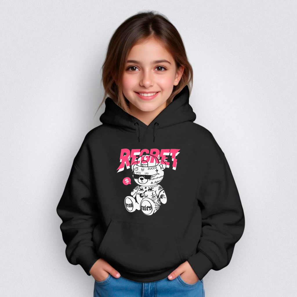 Moletom Feminino Infantil Casaco Infantil Moletons Infantil Casaco Canguru Infantil Moda juvenil
