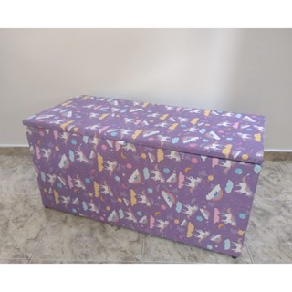 PUFF BAU OGANIZADOR SUPER REFORÇADO 90 X 40 X 40 CM em Oferta na Shopee