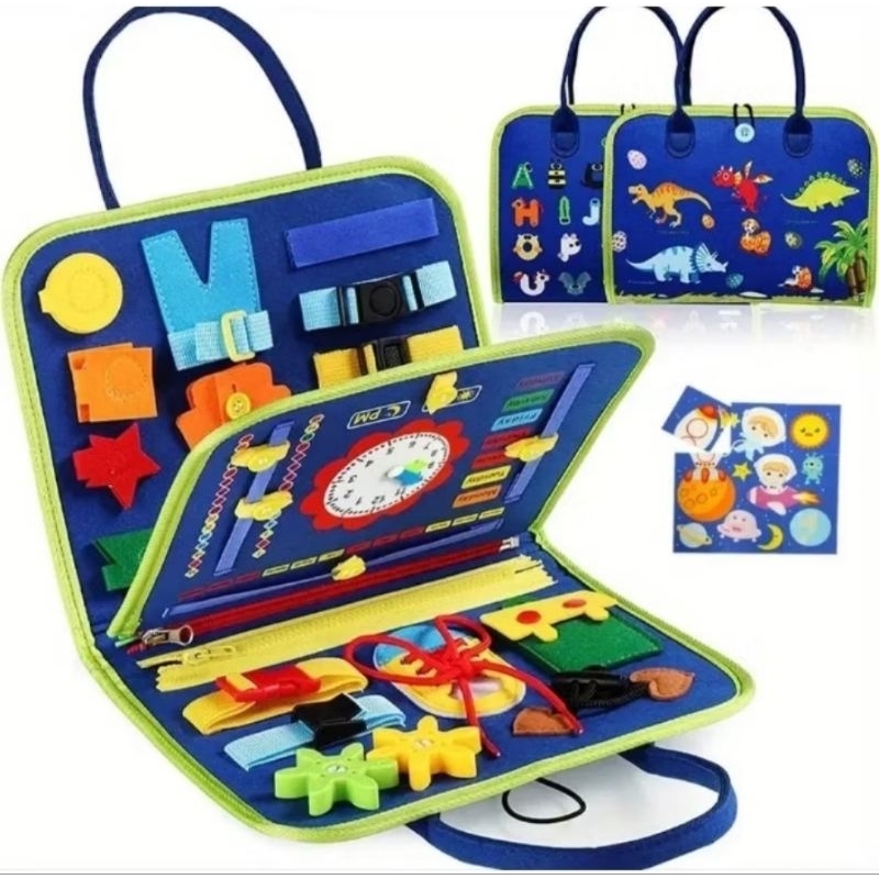 Bolsa Maleta Montessori Brinquedo sensorial interativo e educativo