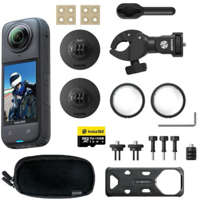 Filmadora Insta360 X4 Motorcycle Bundle
