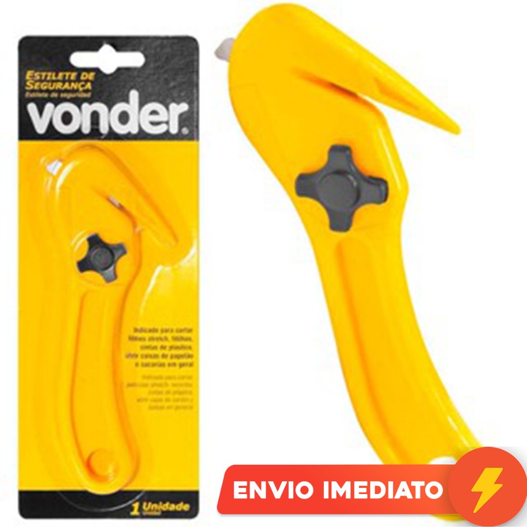 Estilete De Segurança Bico de Pato Pelicano Vonder Profissional 9mm 15cm