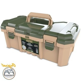 Caixa P/ Ferramentas Grande Reforçada Com Fecho Metal Maleta Ferramenta Pesca Resistente