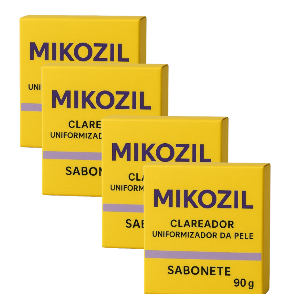 4x SABONETE EM BARRA Micosan (MIKOZIL)Original Clareador de Manchas, - pronta entrega