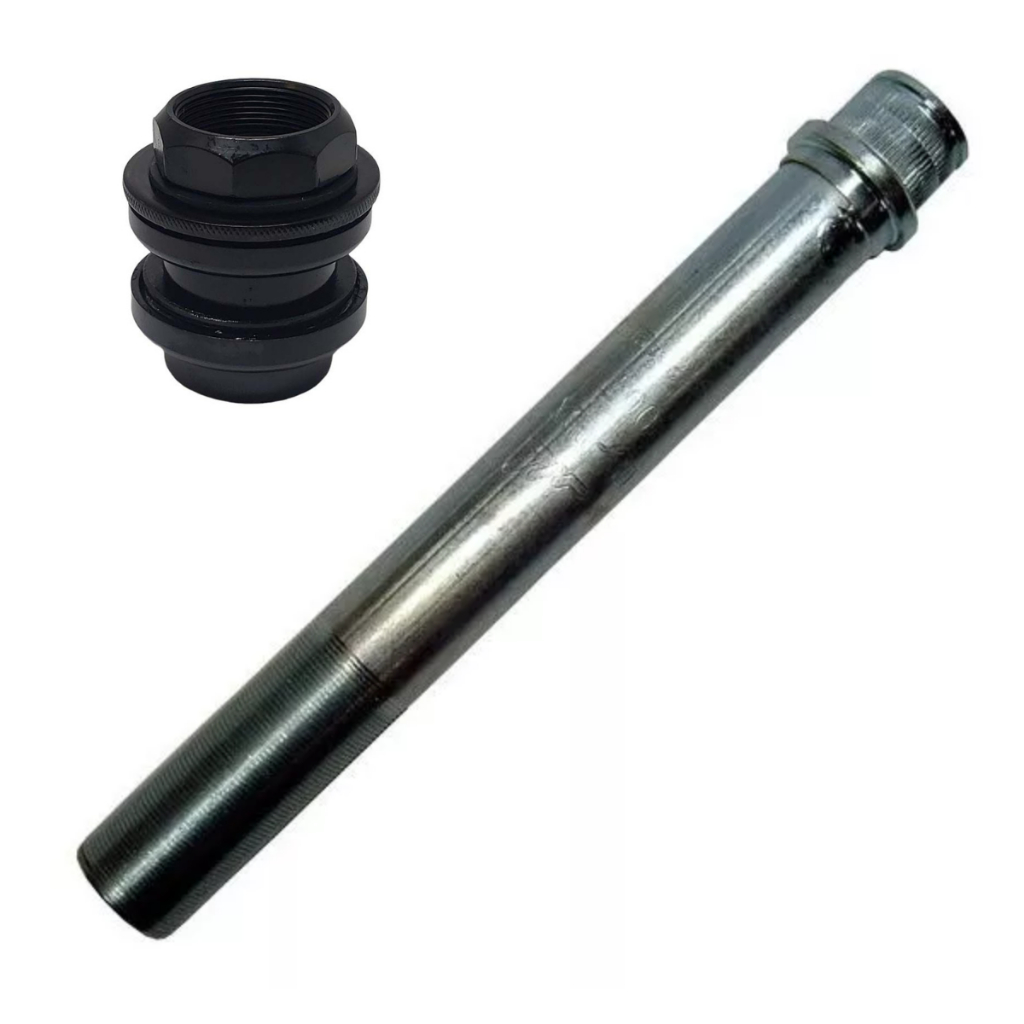 Canote Espiga Garfo Zoom Dh Rosca Standard 22.2 X 220mm Aço + Caixa De Direção