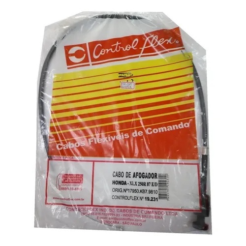 Cabo do Afogador XLX250 CONTROLFLEX