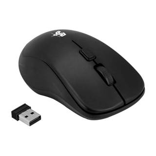 Mouse sem fio Profissional Original 5+ Wireless de Alta Frequencia com 2.4 Ghz - Office Pro Preto em Oferta na Shopee